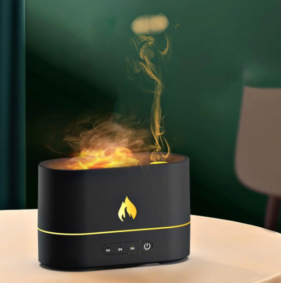 Ультразвуковий зволожувач повітря Flame Mist з ефектом полум'я