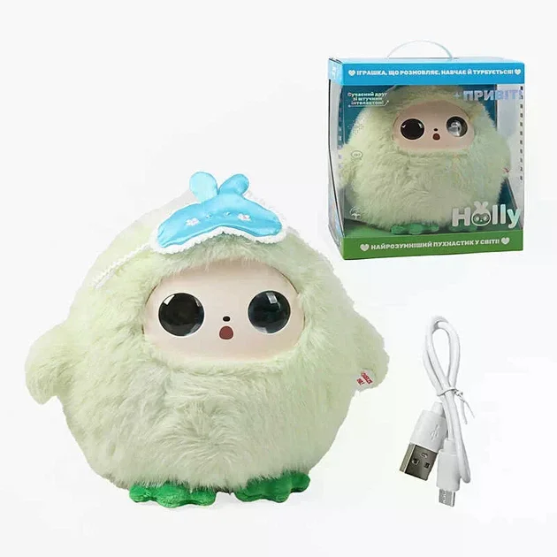 Інтерактивна м'яка AI Smart Plush Toy з голосом - мініатюра 5