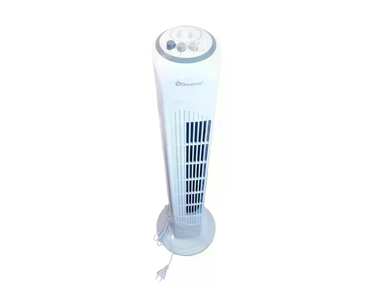 Підлоговий колонний вентилятор DOMOTEC MS-1627 White Tower Fan з таймером і поворотом - мініатюра 2