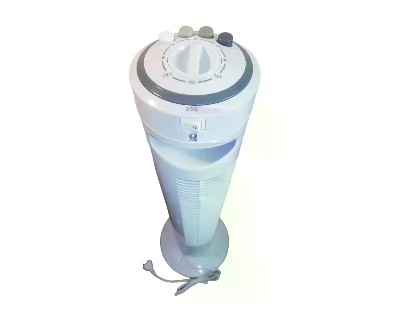 Підлоговий колонний вентилятор DOMOTEC MS-1627 White Tower Fan з таймером і поворотом - мініатюра 3