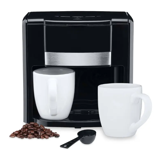 Кавоварка електрична RAF R.115 ∙ Кавоварка крапельна на дві чашки, 420 мл, 650 Вт