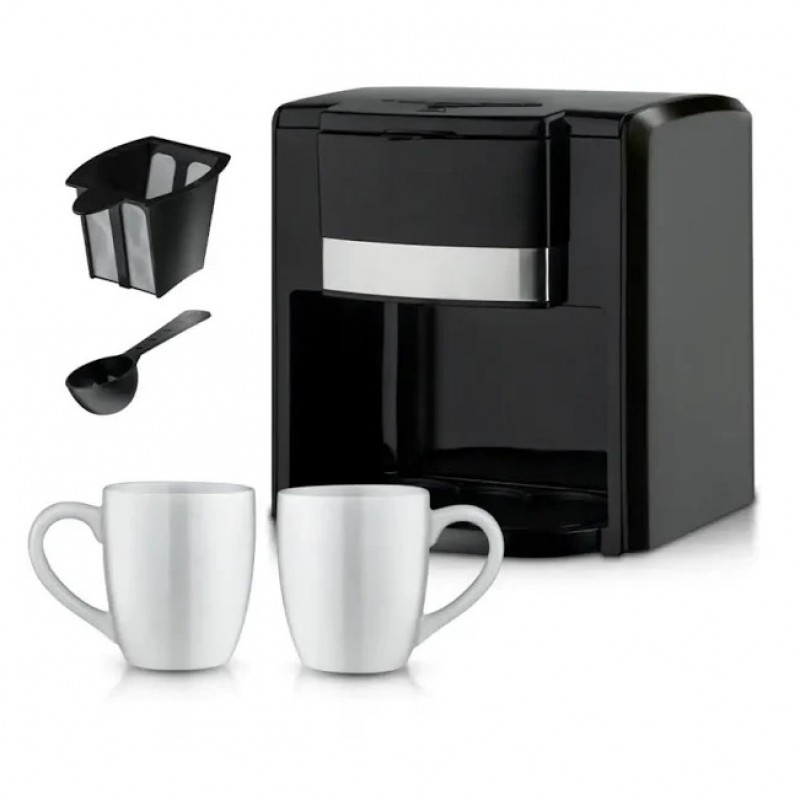 Кавоварка електрична RAF R.115 ∙ Кавоварка крапельна на дві чашки, 420 мл, 650 Вт - мініатюра 2