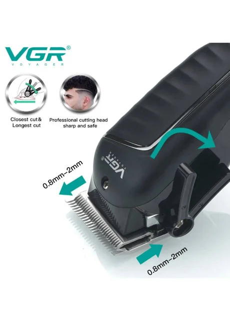 Професійна машинка для стрижки VGR V-683 для волосся та бороди - мініатюра 3