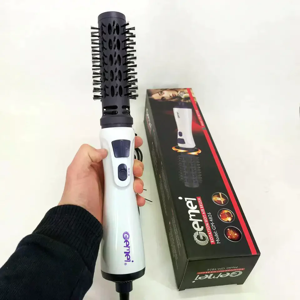 Фен-щітка GEMEI GM-4826 1000W для сушіння й укладання волосся - мініатюра 7