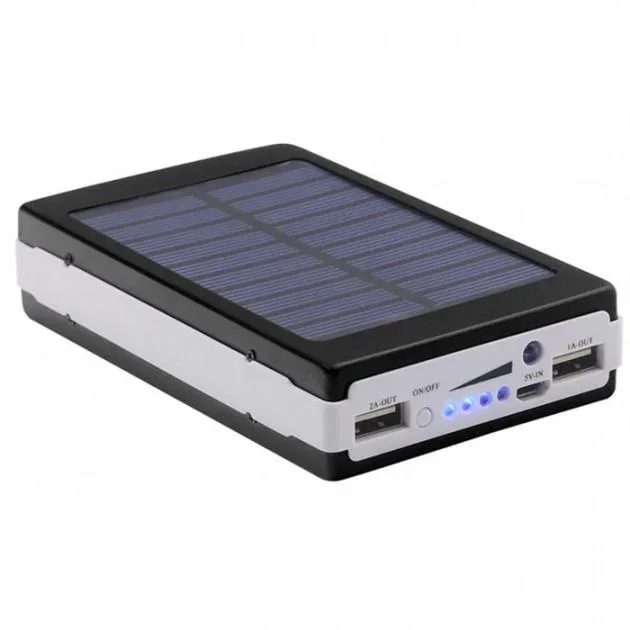 Портативний повербанк UN-3101 SOLAR 20000mAh на сонячній батареї - мініатюра 2