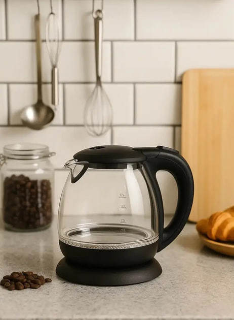 Скляний електрочайник MS-7910 1л - мініатюра 3