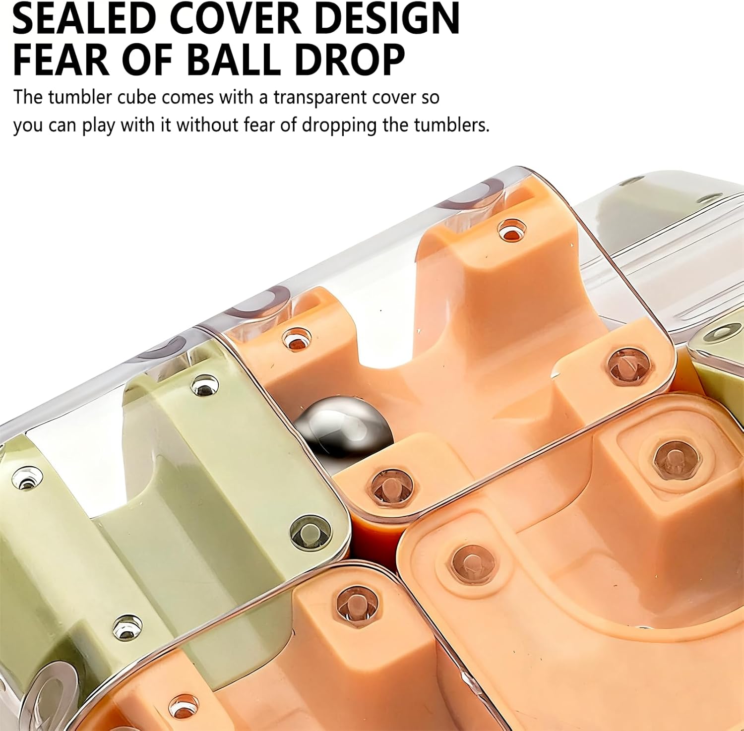 Розвиваюча 3D головоломка лабіринт Кубик Рубіка для дітей ∙ Головоломка лабіринт-кубик Рубіка - мініатюра 5