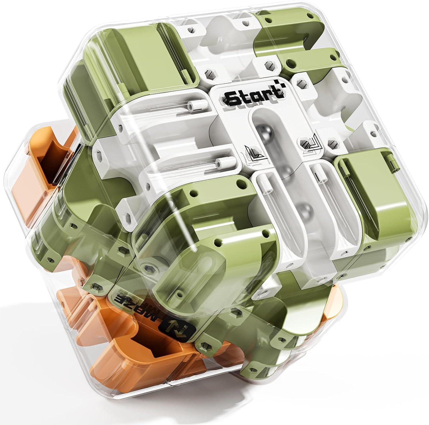 Розвиваюча 3D головоломка лабіринт Кубик Рубіка для дітей ∙ Головоломка лабіринт-кубик Рубіка - мініатюра 13