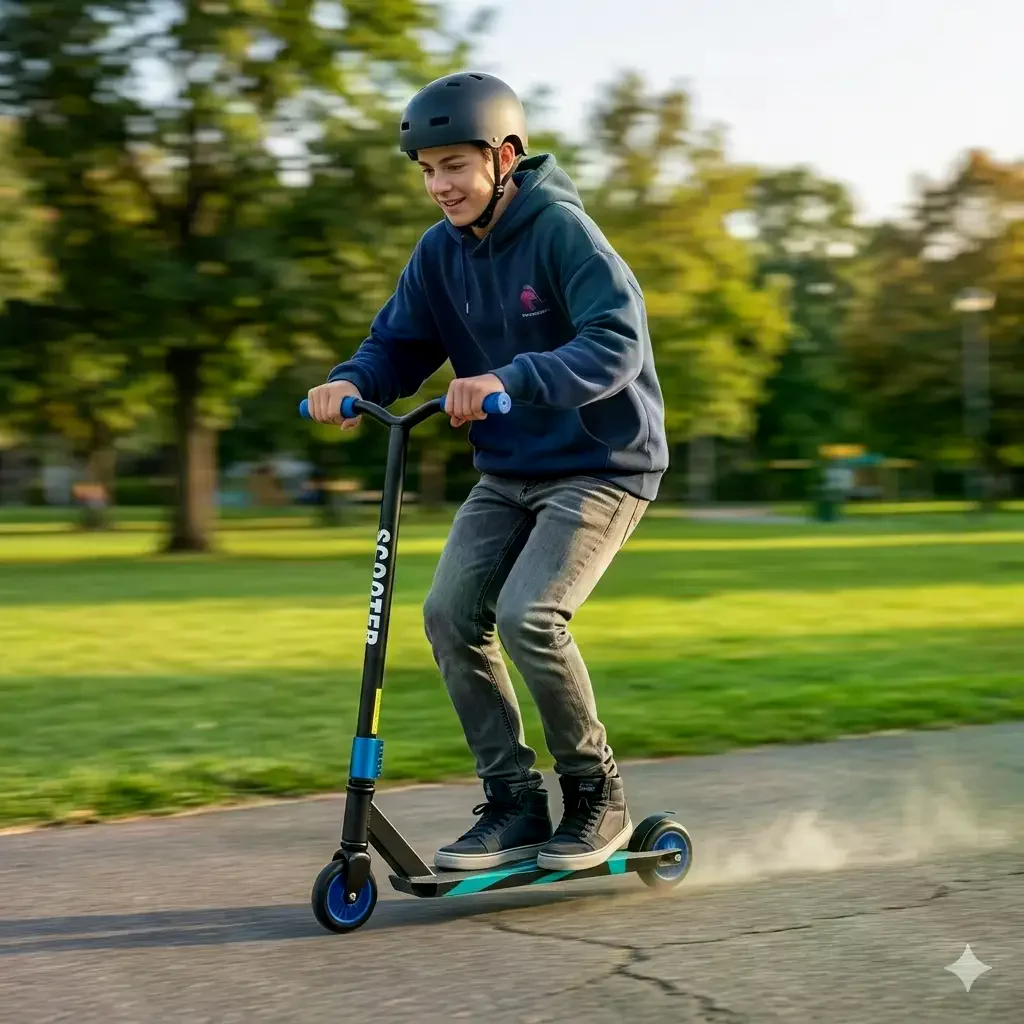 Трюковий самокат 110 мм F10 blue - мініатюра 3