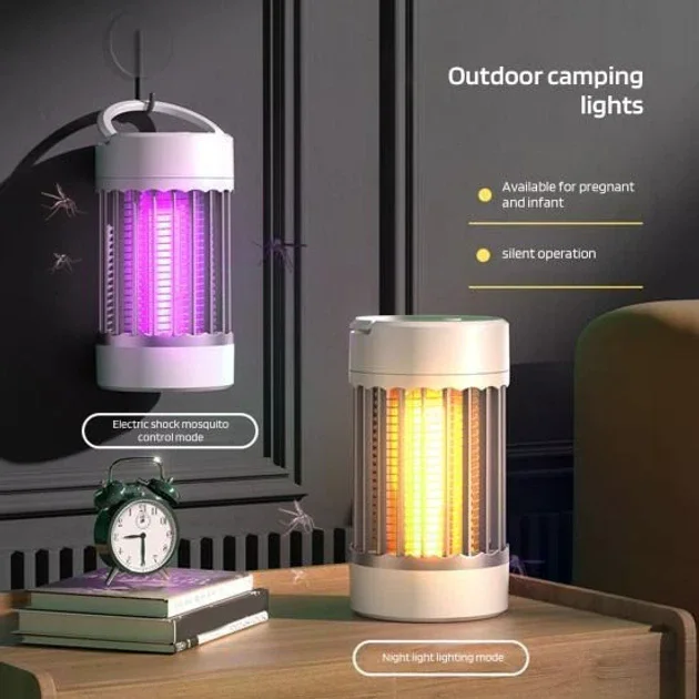 Лампа для знищення комах USB Camping Mosquito Lamp MA553 на акумуляторі - мініатюра 3