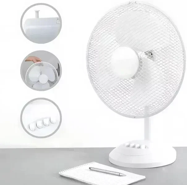 Вентилятор підлоговий DOMOTEC MS-1625 White - мініатюра 3