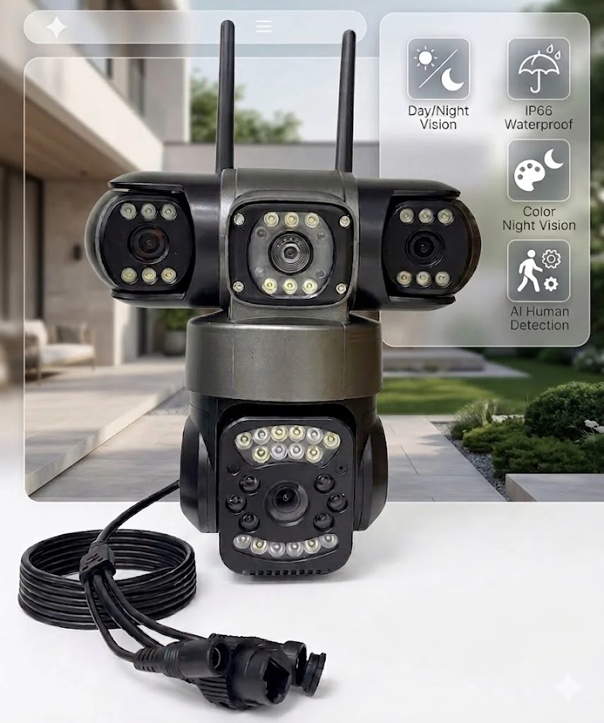 Вулична поворотна камера 4G Smart Camera SO-14 - мініатюра 6