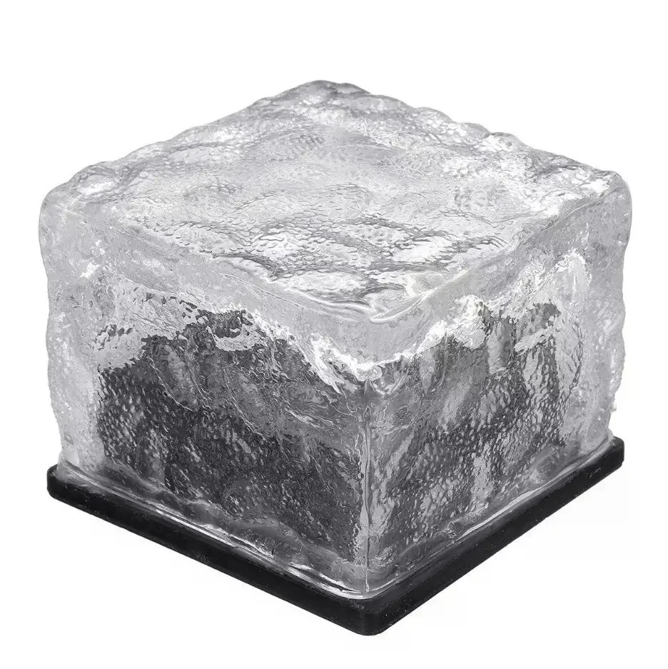 Садовий світильник Ice Cube теплий білий 10×6×10 см - мініатюра 7