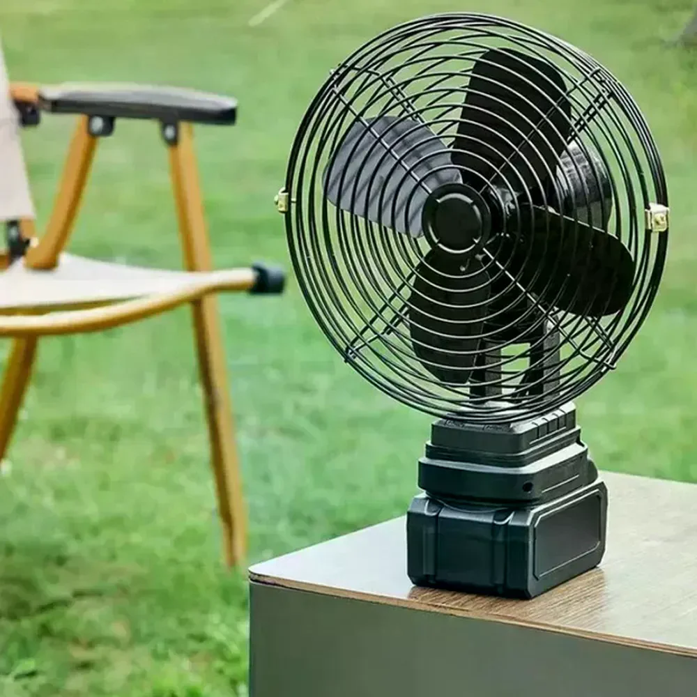 Акумуляторний вентилятор Lithium Electric Fan 48V чорний - мініатюра 3