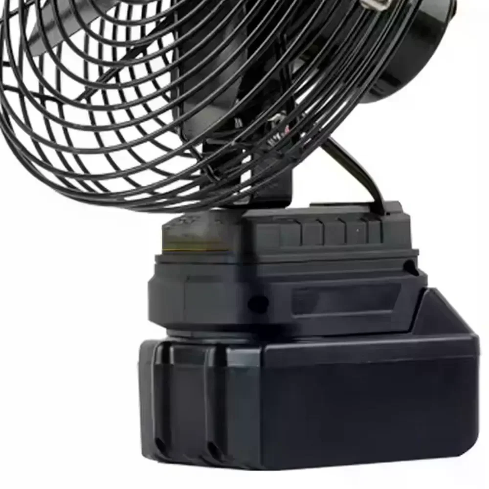 Акумуляторний вентилятор Lithium Electric Fan 48V чорний - мініатюра 7