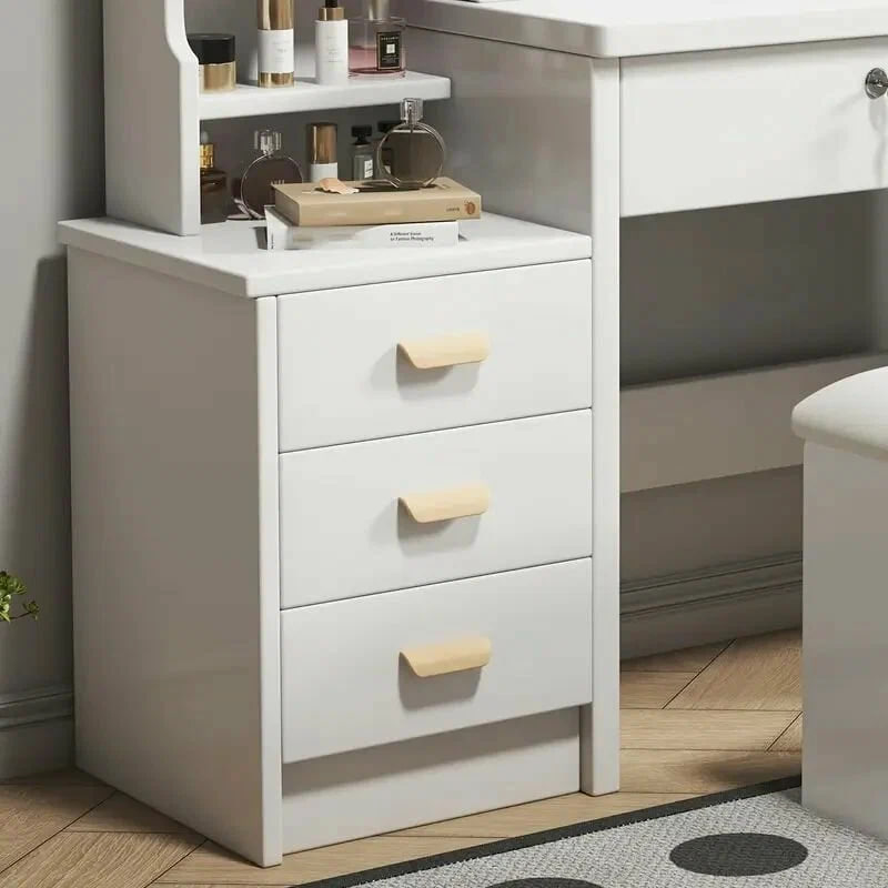 Туалетний столик STL-MD 84 з LED-дзеркалом, пуфом і ящиками - мініатюра 5