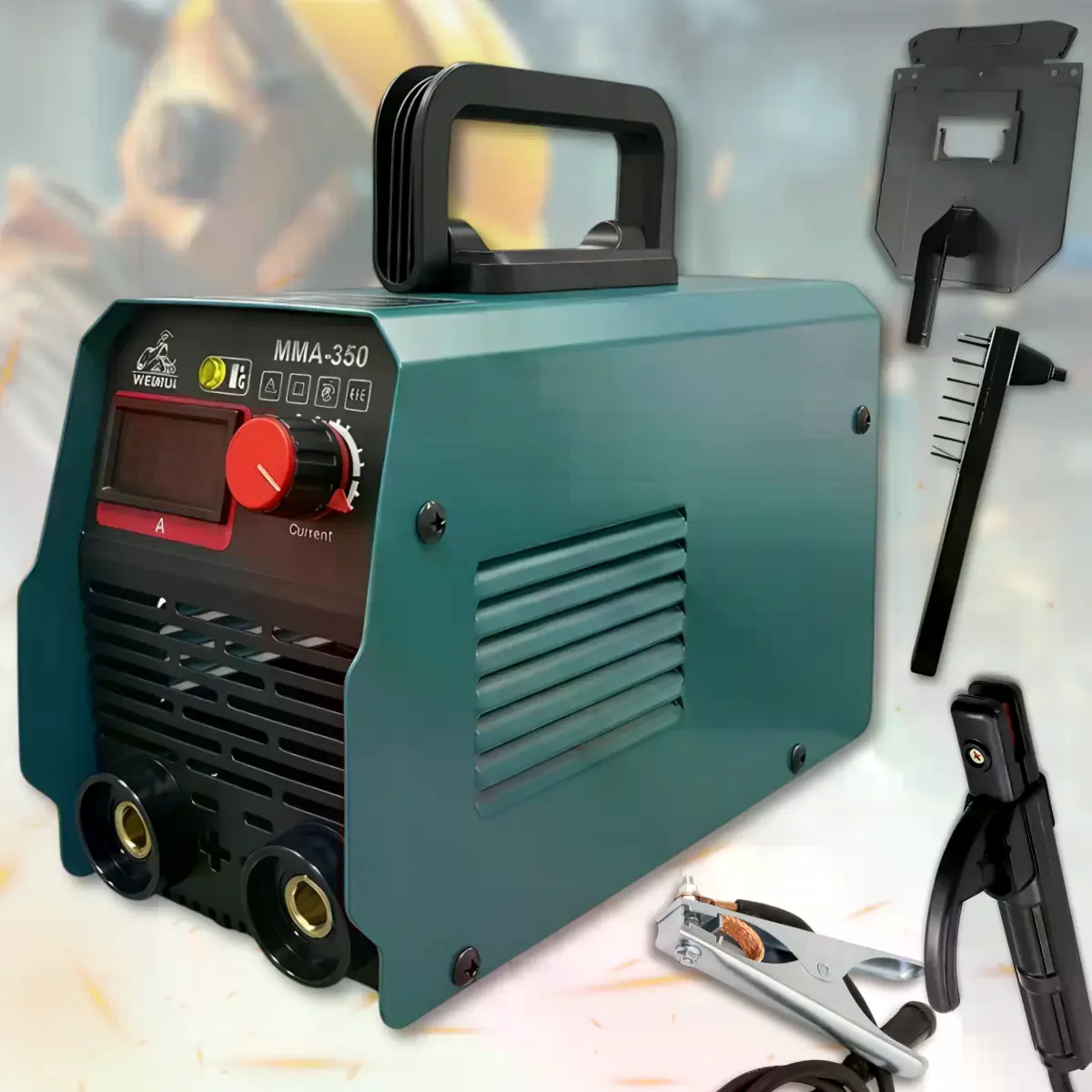 Зварювальний інвертор DOMOTEC MMA-350 16.4 кВА - мініатюра 3
