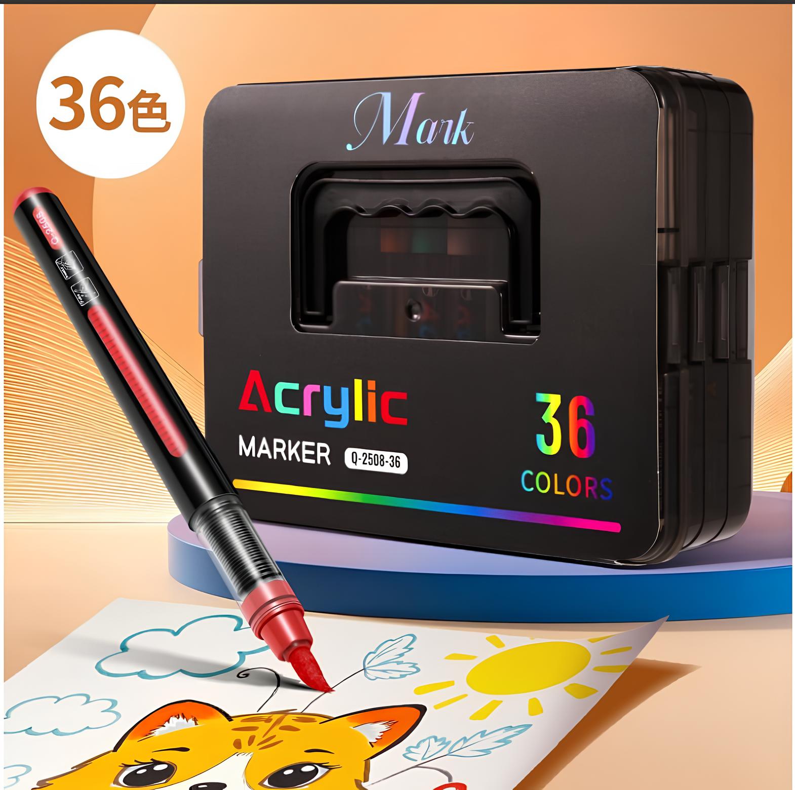 Набір маркерів Acrylic MAP-13 для художників і творчих проєктів - мініатюра 2