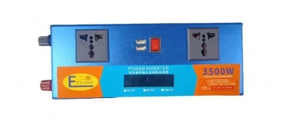 Автомобільний інвертор LCD SMART 3500W 12V/24V у 220V - мініатюра 3