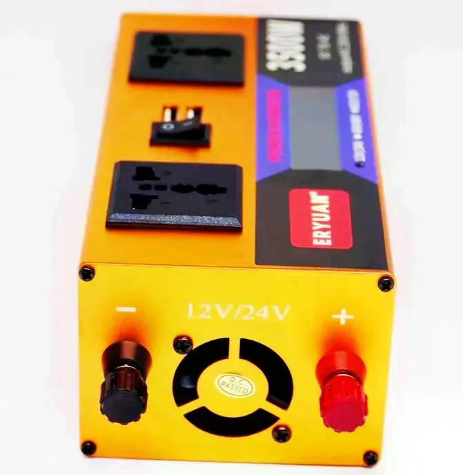 Автомобільний інвертор LCD SMART 3500W 12V/24V у 220V - мініатюра 4