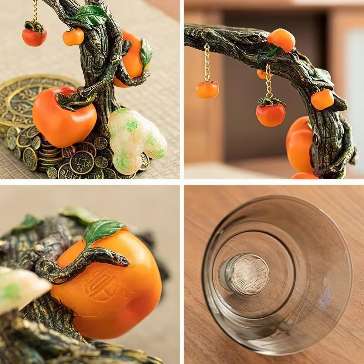 Чайний сервіз H1214 Хурма з магнітним проливом для дому і подарунка - мініатюра 5