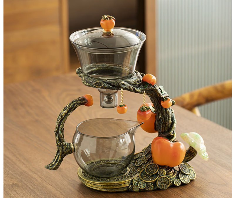 Чайний сервіз H1214 Хурма з магнітним проливом для дому і подарунка - мініатюра 8