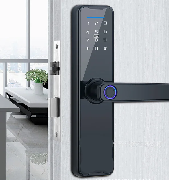 Розумний дверний замок SMART TUYA AND 5323 чорний - мініатюра 8