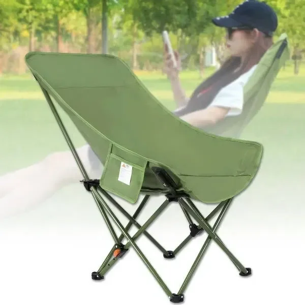 Складний туристичний стілець MA560green 45×93×58 см зелений до 200 кг - мініатюра 2