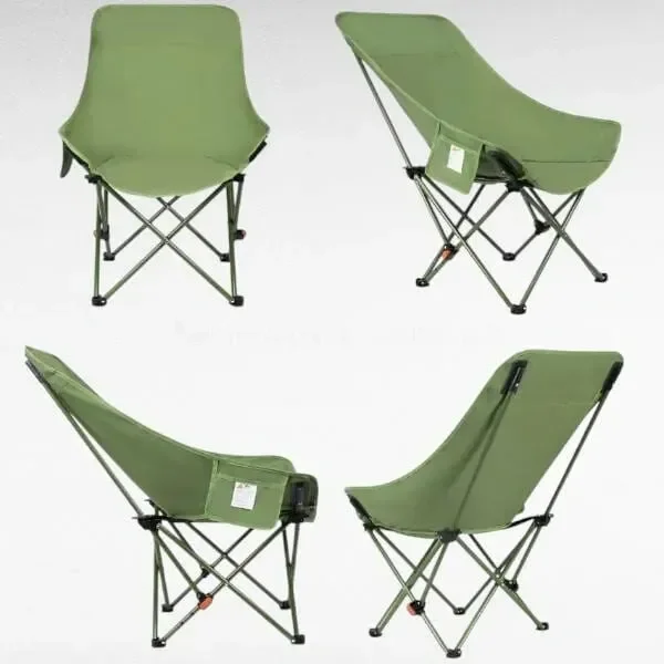 Складний туристичний стілець MA560green 45×93×58 см зелений до 200 кг - мініатюра 3