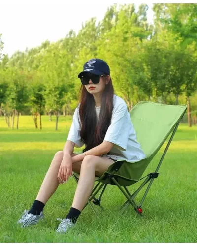 Складний туристичний стілець MA560green 45×93×58 см зелений до 200 кг - мініатюра 4