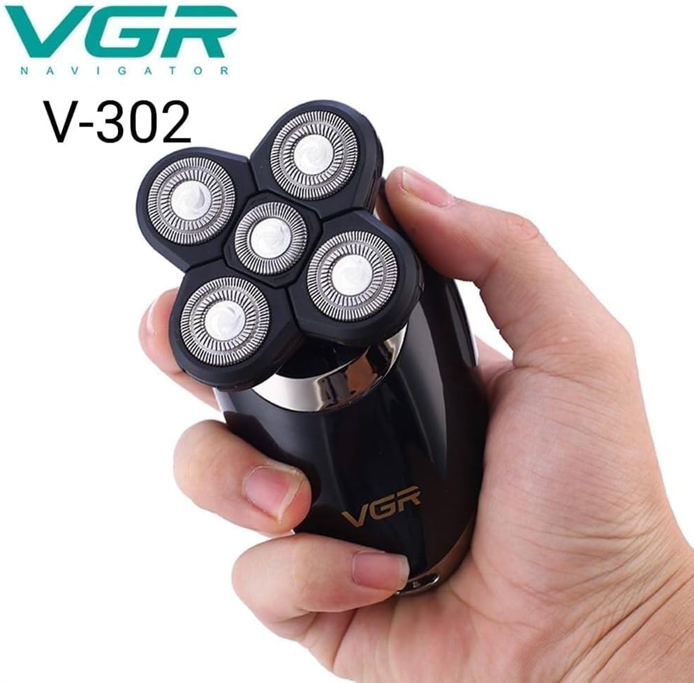 Електробритва VGR V-302 з насадками для сухого і вологого гоління - мініатюра 5