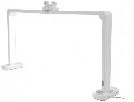 Професійна настільна LED-лампа F-800E 40W біла • Прямокутна лампа для манікюру, робочого столу, салону краси та косметолога 3500Lm