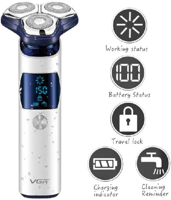 Електробритва VGR V-328 для сухого і вологого гоління - мініатюра 3