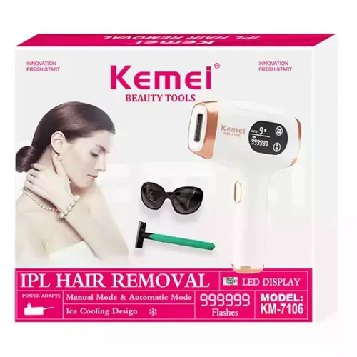 Фотоепілятор Kemei KM-7106 білий - мініатюра 4
