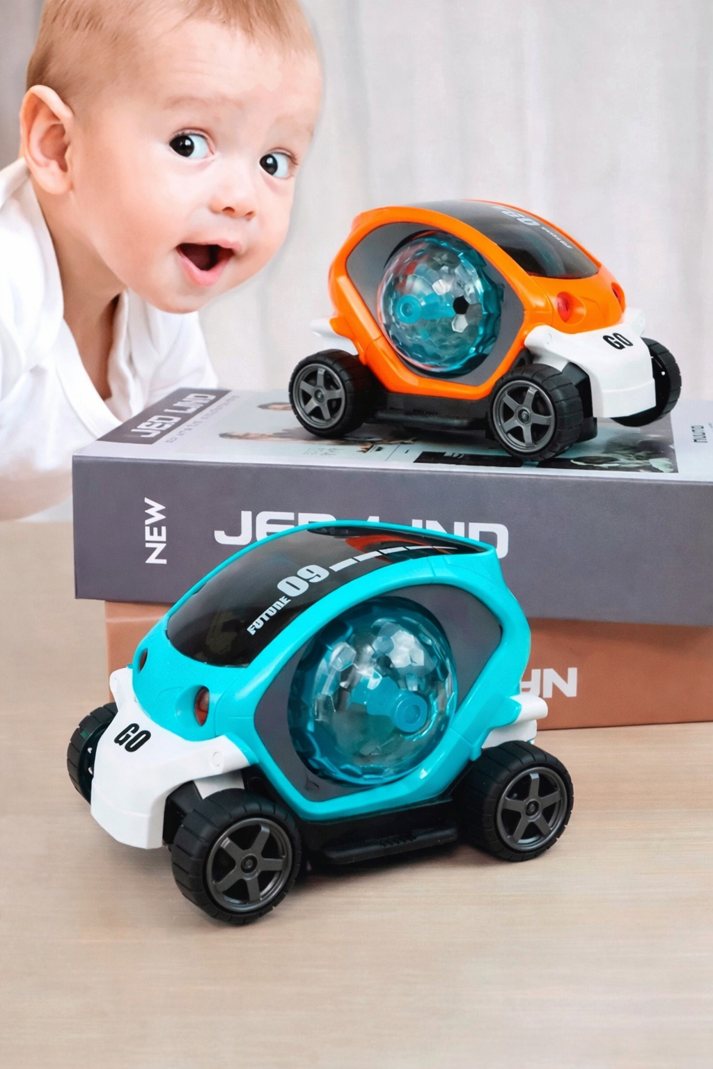 Світна дитяча машинка Toy AND CX-865 з LED-підсвіткою - мініатюра 8