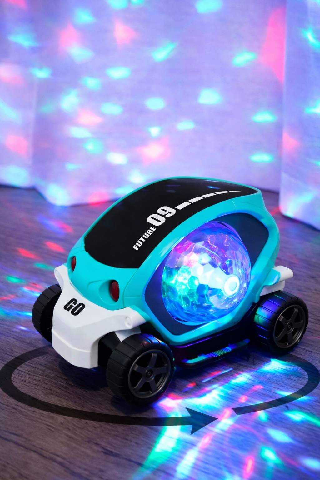 Світна дитяча машинка Toy AND CX-865 з LED-підсвіткою - мініатюра 9