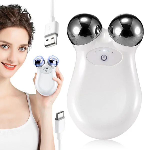 Вібраційний масажер Micro Current Skin для обличчя та тіла - мініатюра 2