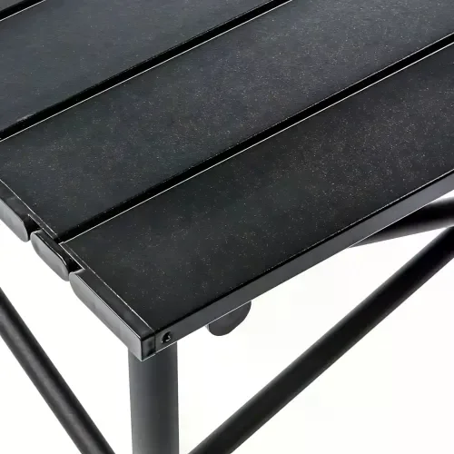 Складаний туристичний стіл 120×55×50 см чорний - мініатюра 5