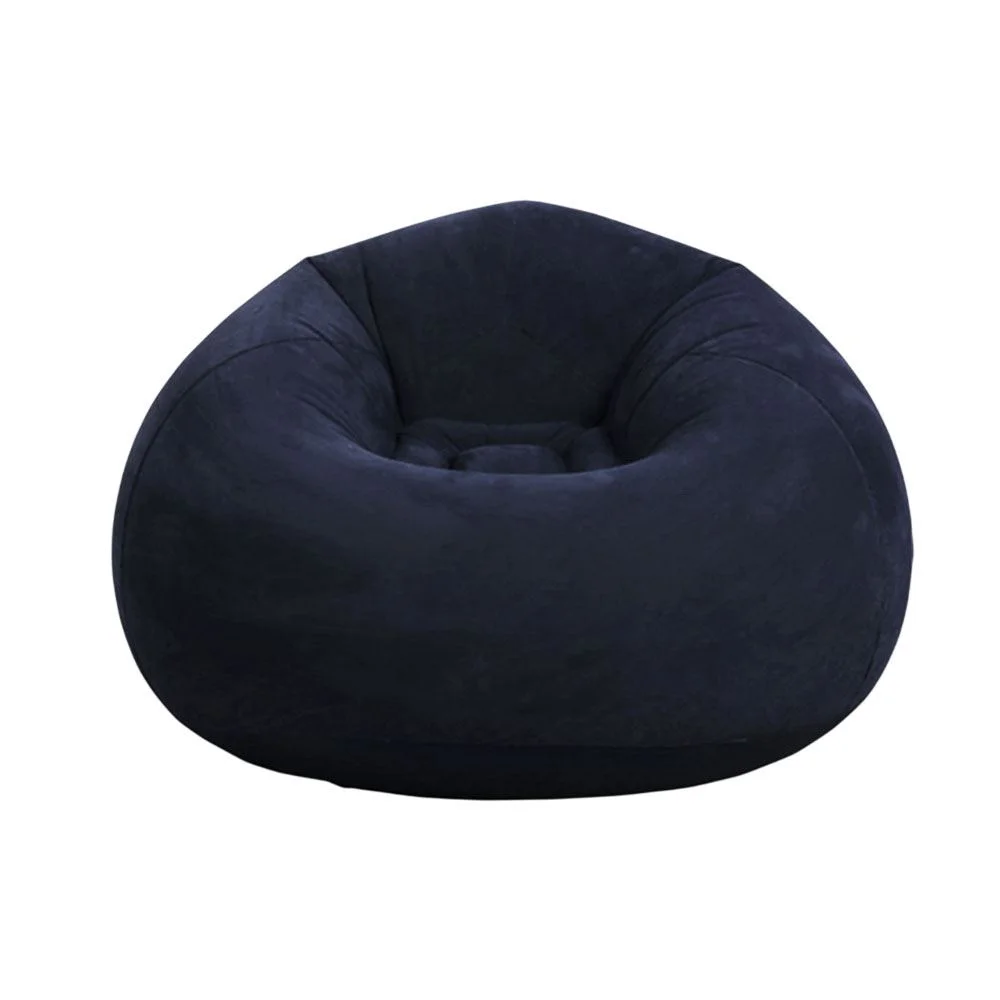 Надувне крісло-мішок Inflatable Sofa чорне - мініатюра 2