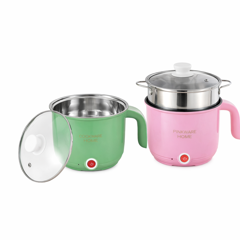 Електрична каструля-пароварка 1,5 л багатофункціональна LY-1076 ∙ Електрокаструля для приготування супу, локшини, рису та овочів з функцією пароварки і підігріву LY-1076