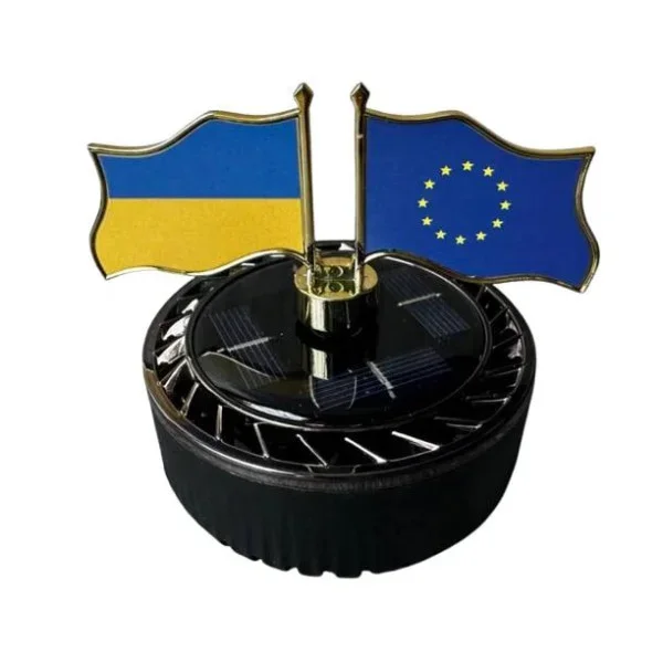 Автомобільний ароматизатор-дифузор “Прапори” на сонячній батареї - мініатюра 6