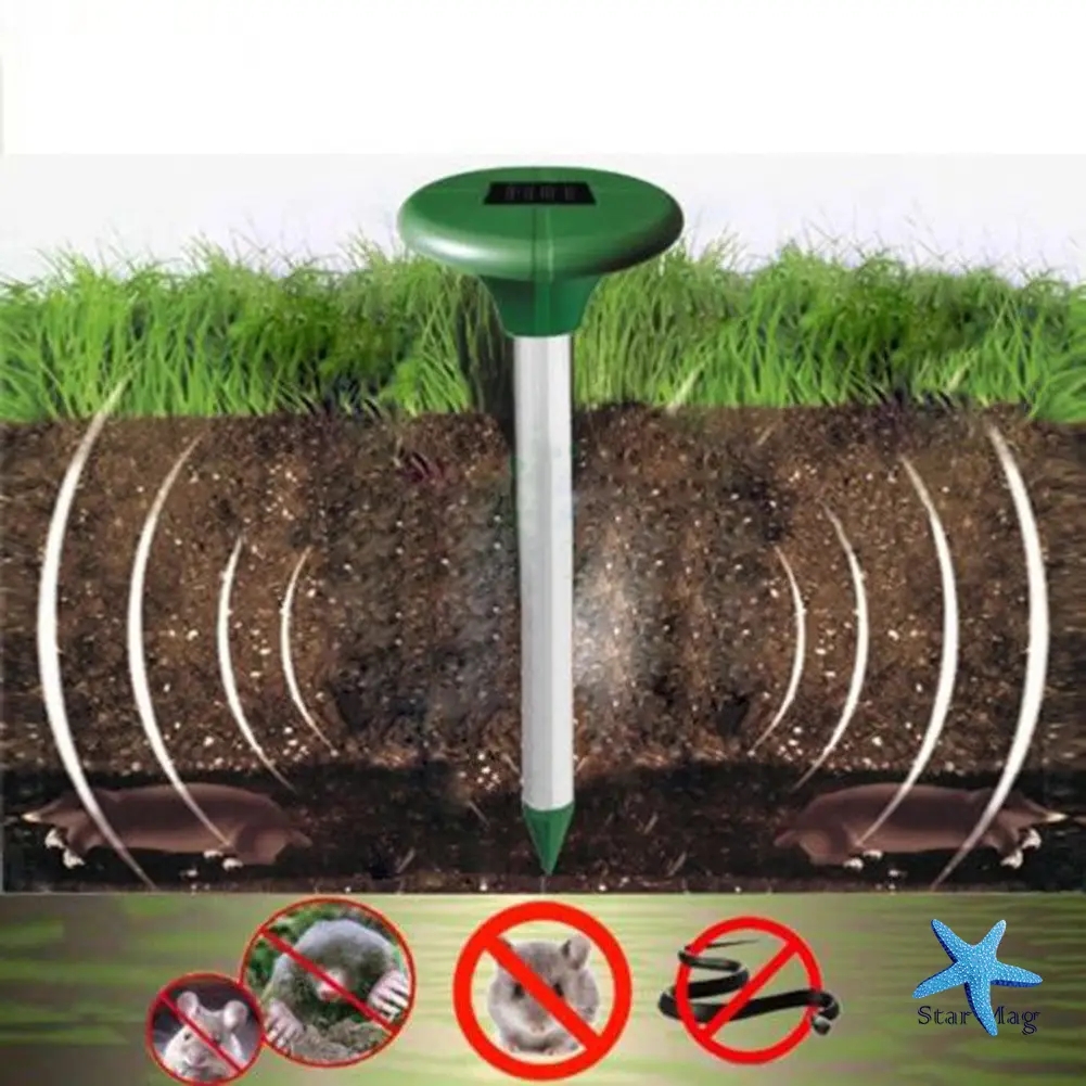 Solar Rodent Repeller для кротів і гризунів, 2 шт - мініатюра 6