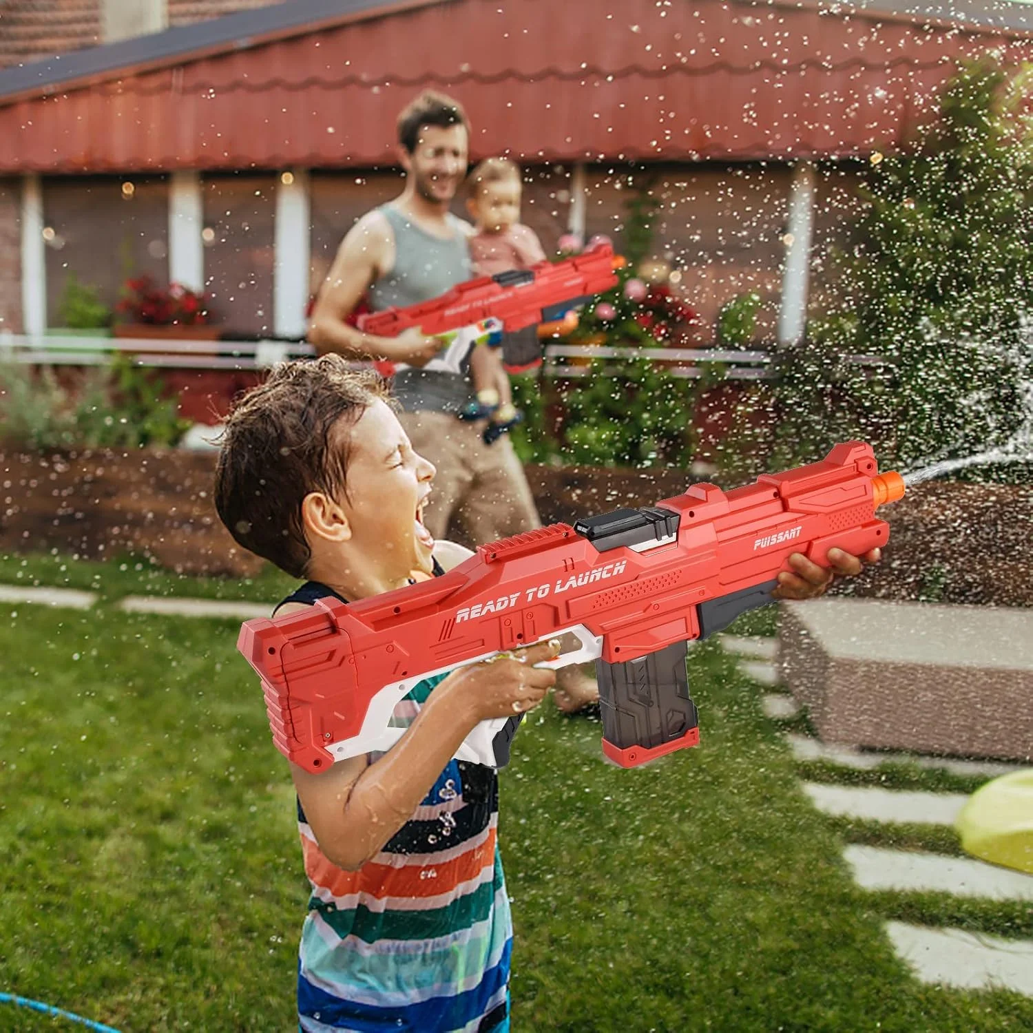 Водяний пістолет дитячий Combat Water Gun - мініатюра 6