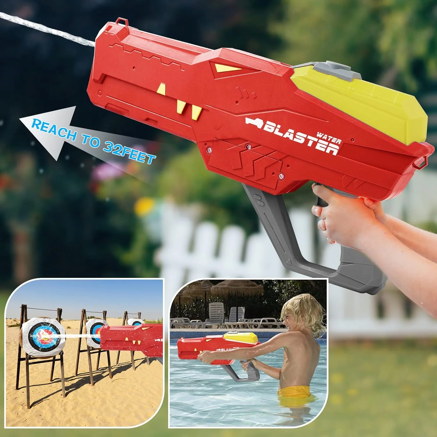 Водяний пістолет дитячий «Крокодил» Water Gun - мініатюра 2
