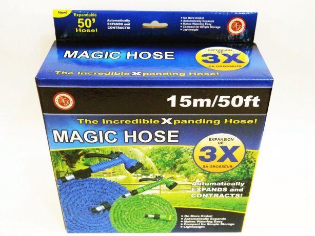 Поливальний шланг 15 метрів Magic Hose ∙ Садовий шланг для поливу з розпилювачем - мініатюра 4