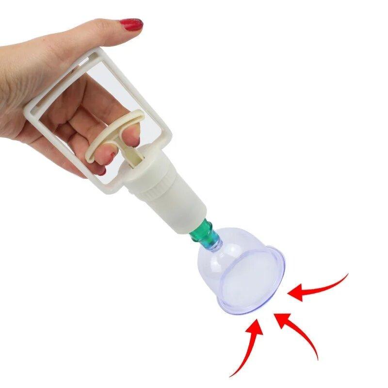 Вакуумні банки для масажу, 12 шт. з насосом ∙ Набір вакуумних банок для тіла - мініатюра 2