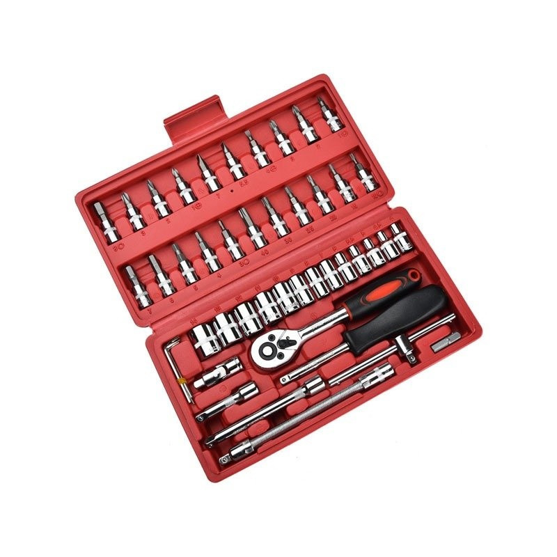 Професійний набір інструментів, 46 предметів | Набір автомобільних ключів - мініатюра 3