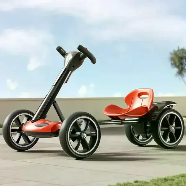 Дитячий електромобіль GO KART F1 з пультом і Bluetooth 390 Вт червоний - мініатюра 3