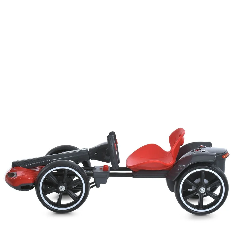 Дитячий електромобіль GO KART F1 з пультом і Bluetooth 390 Вт червоний - мініатюра 6