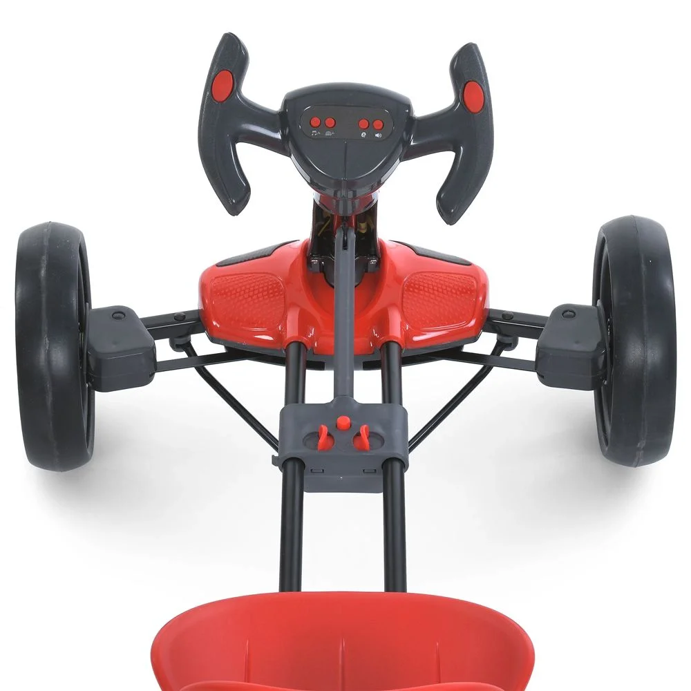 Дитячий електромобіль GO KART F1 з пультом і Bluetooth 390 Вт червоний - мініатюра 7